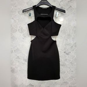 Foreign Exchange Black Cutout Dress
